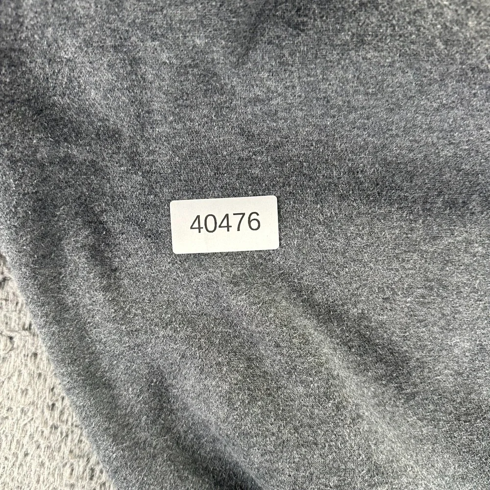 Adidas Sweatpants Mens XL Gray‎ Cotton Fleece Lined Tapered Striped Performance